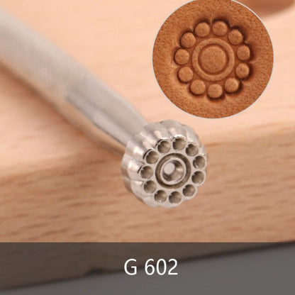 Leather Printing Tools Alloy Plant-Tanned Engraving Embossing Punch DIY Textures