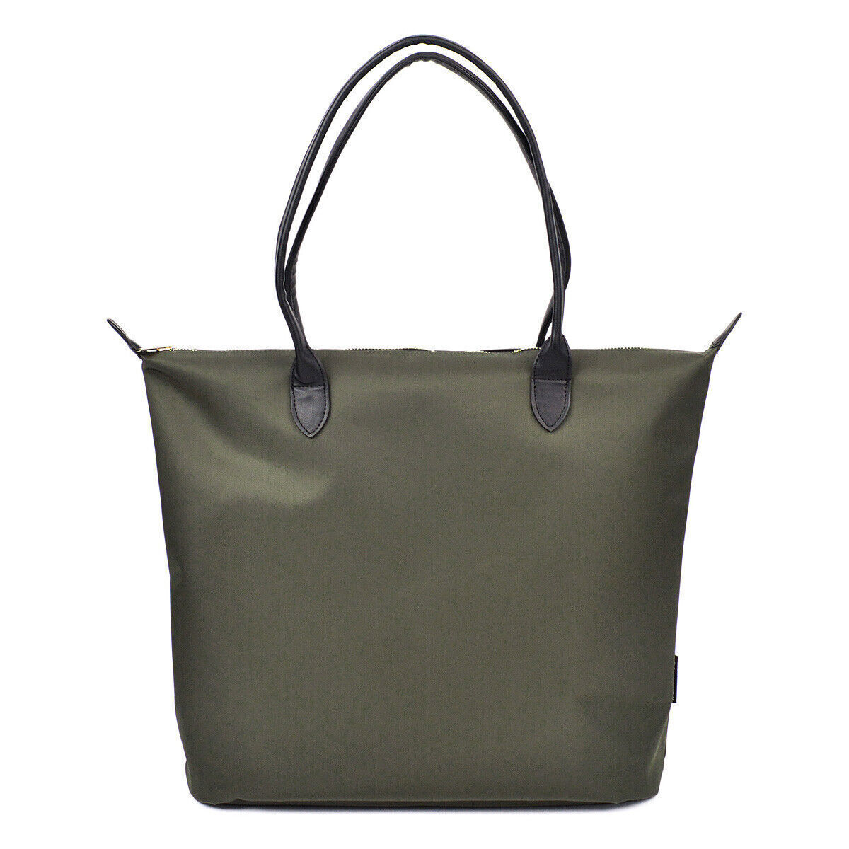 Premium Large Nylon Tote Water Resistant Top Zip Shoulder Bag Handbag