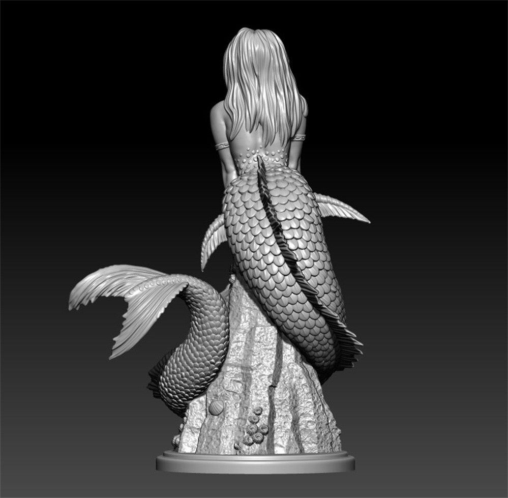 1/24 resin figures model Fantasy Mermaid Unassembled Unpainted