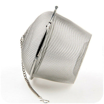 Stainless Steel Tea Spice Ball Mesh Infuser Tea Handle Filter Strainer Diffuser