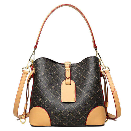 Classic Womne's Bucket Bag, Fashion Crossbody Shoulder Bags Elegant Handbags