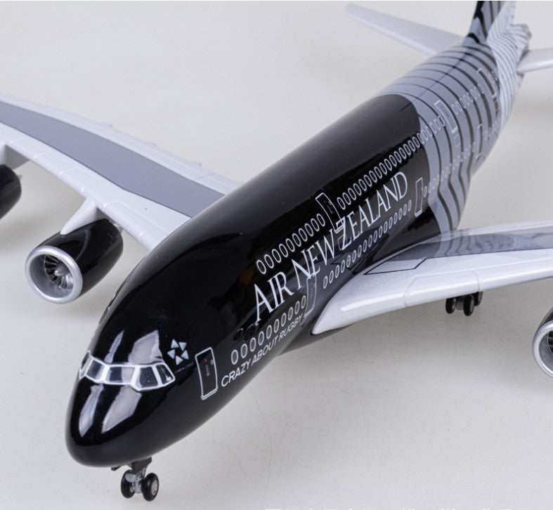 1:160 46CM AIR NEW ZEALAND A380 Airplane Landing Gears Resin Aircraft Model