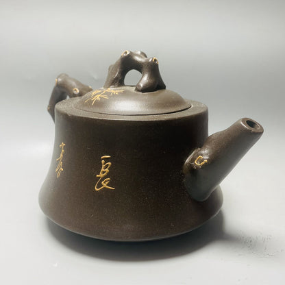 Vintage Chinese Yixing Purple Clay Teapot Zisha Ceremony Teaware Collection Rare