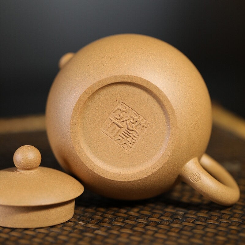 130ml Handmade Tea Pot 7 Infuser Holes Real Yixing Zisha Clay Master Xishi Pot