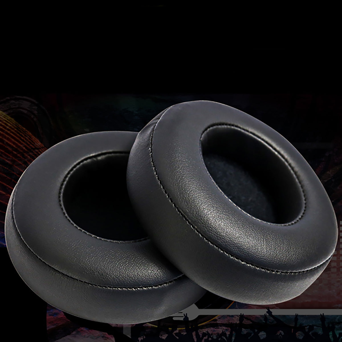 1Pair Replacement Black Ear Pads Cushion Cover For Beats Mixr Headphones Parts