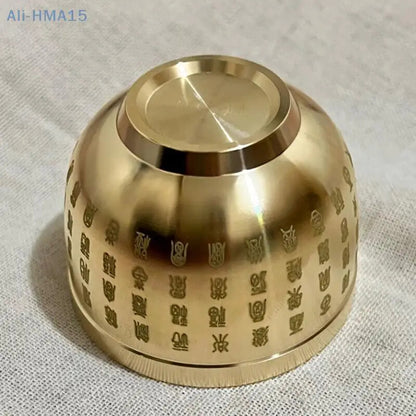 Pure Brass Cornucopia Baifu Rice Cylinder Small Ornament Study Decoration