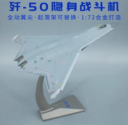 1:72 31CM AF1 CHINA J-50 The Sixth-generation Stealth Fighter Jet Diecast Model