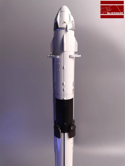1/200 SpaceX Falcon 9 Dragon Rocket Falconheavy Launcher Tower Model Toy Gifts