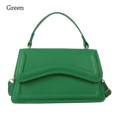 Women's Handbag Crossbody PU Leather High Quality Solid Color Messenger Bag Gift
