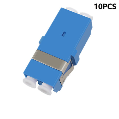 10Pcs LC to LC Adapter Singlemode Multimode Duplex Fiber Optic Connector Coupler
