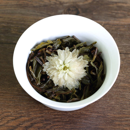 1000g 2017 Year White Chrysanthemum Yunnan puer Pu'er Puerh Tea Raw Ball Tuo
