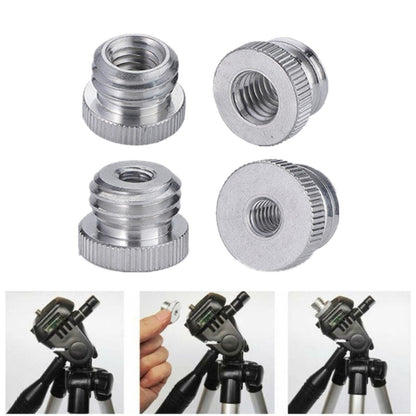 1/4'', 3/8" Female to 5/8" Male Aluminum Alloy Screw Adapter For Camera Tripod