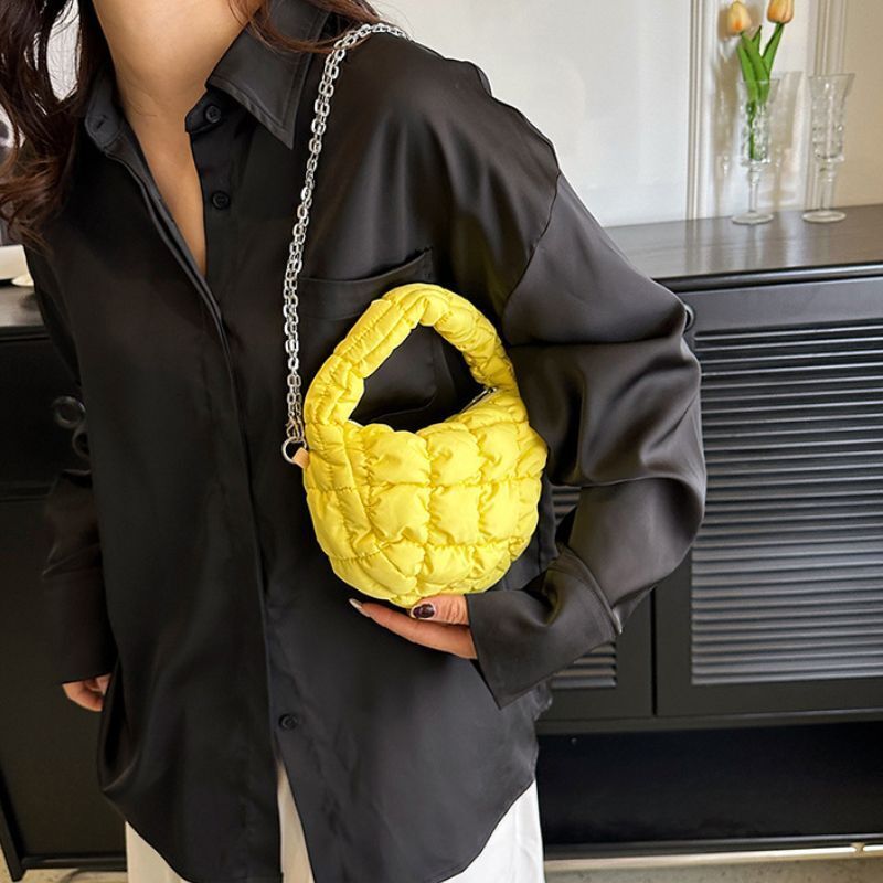 Handbag Pleated Mini Cloud Bag Messenger Chain Crossbody Shoulder Bags 20*13*6cm