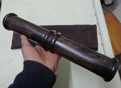 Solid Ebony Wood Tai Chi Wu Shu Ruler Stick Martial Arts Shaolin Kung Fu