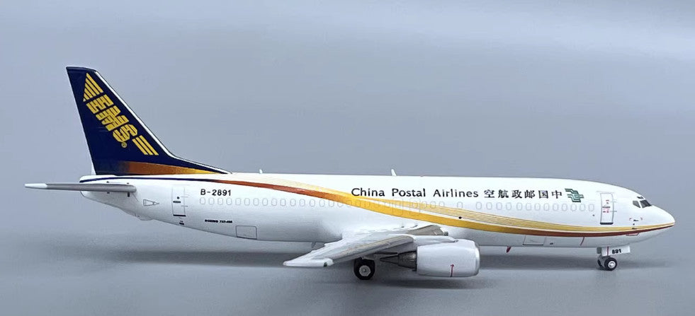 1:400 Panda China Post Airlines EMS BOEING 737-400 Plane Diecast Aircraft Model