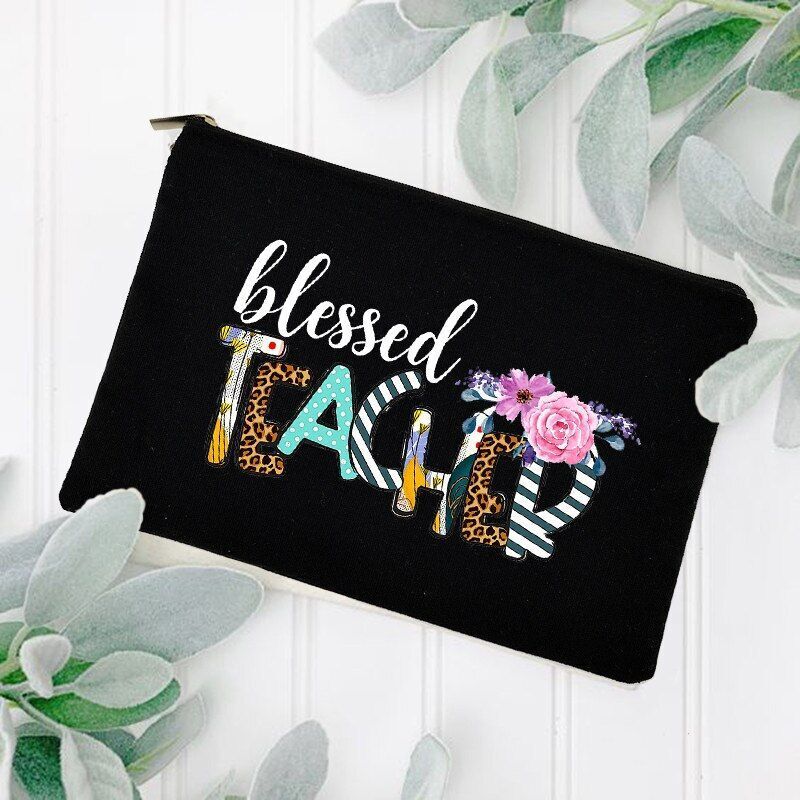 Cosmetic Bag Zipper Beauty Case Makeup Storage Pouch Purse Traveling 14*22CM 1PC