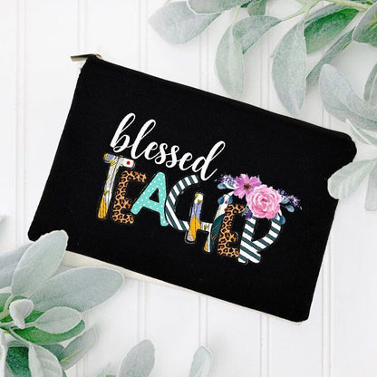 Cosmetic Bag Zipper Beauty Case Makeup Storage Pouch Purse Traveling 14*22CM 1PC