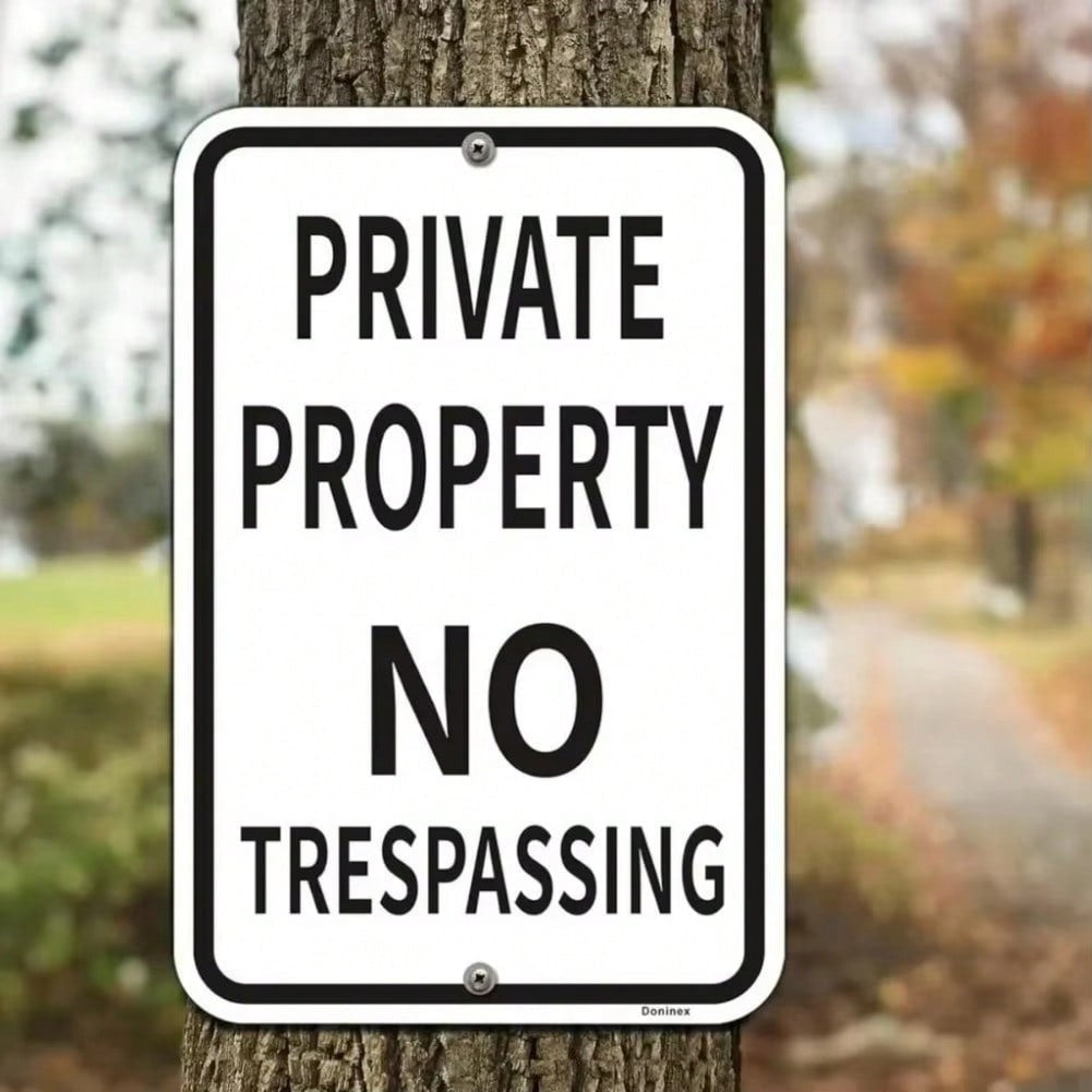 Reflective Metal Rust Prevention Sign – High Quality, Durable, Outdoor Decor