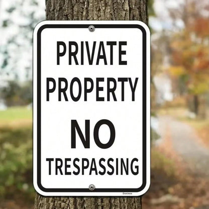 Reflective Metal Rust Prevention Sign – High Quality, Durable, Outdoor Decor