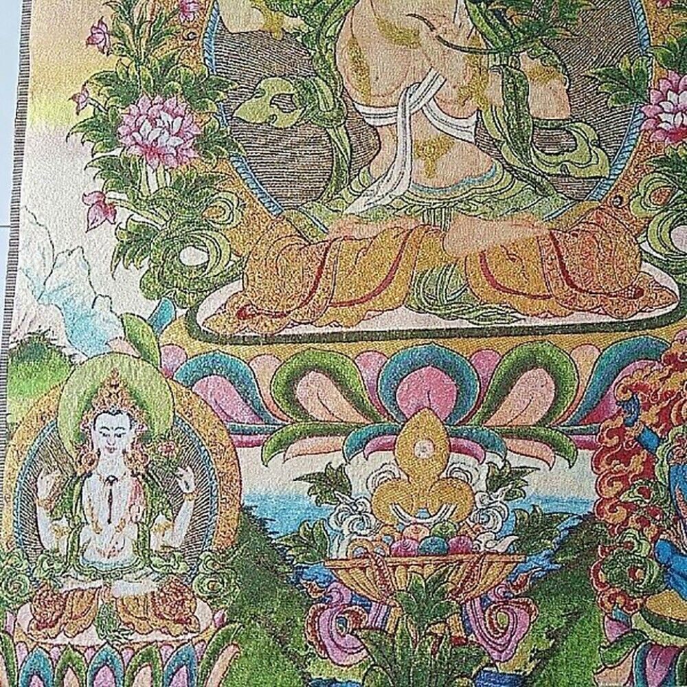 36 "Nepalese Buddhist Tara Buddha statue thangka silk painting