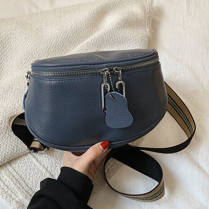 Women's Real Leather Bags, Crossbody Bag Sling Backpack Waist Pack Soft Leather