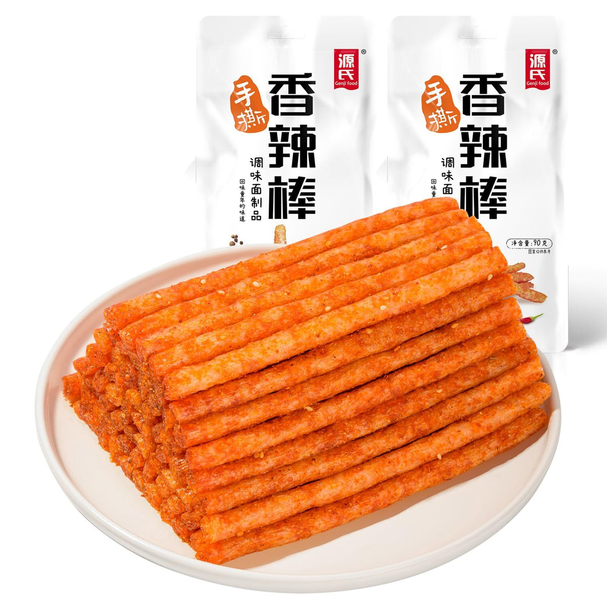 Specialty Snack Latiao Spicy Gluten Strips Vegan Gluten