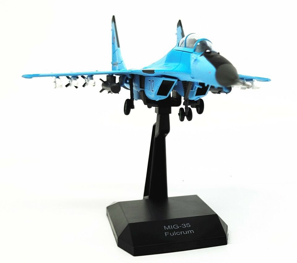1:100 AMER MIG-35 Fulcrum Airplane Plane Fighter Diecast Aircraft Model