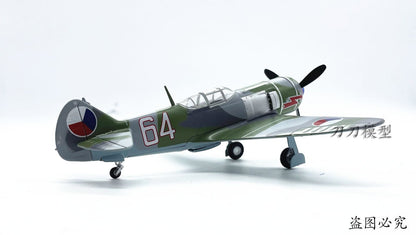 1/72 Lavochkin La-7 Chech Army Fighter 64# Model Plane WW2 Military Collectible