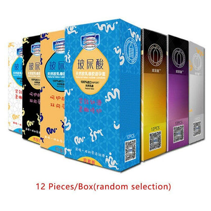 Latex Condoms For Men 3D/5D Spike Dotted Ribbed G-Spot Contraceptive Condoms