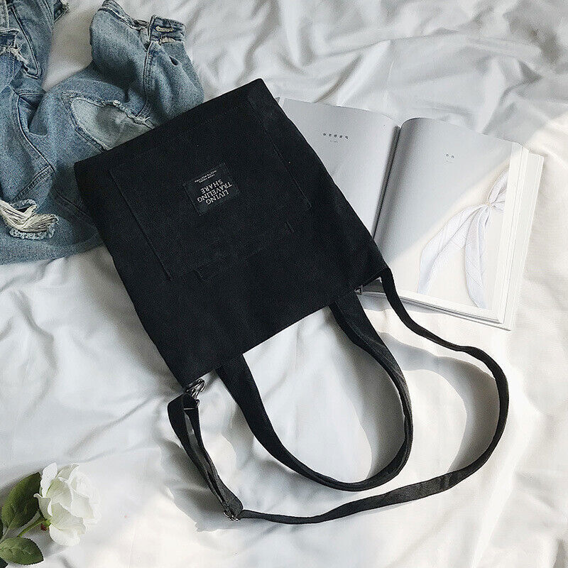 Women Shoulder Bags Cloth Fabric Handbags Zip Crossbody Bag Shopping Bag Ladies