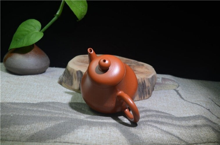Sold At A Big Loss 90ml Tea Pot Chaozhou Zisha Zhu Clay Pot Marked Pear Shaped