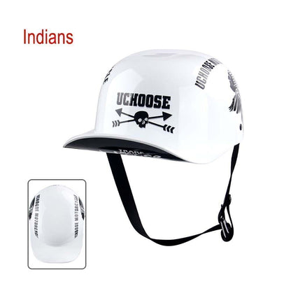 Open Face Helmet Motorcycle Jet Helmet Retro Motorbike Scooter Racing Helmet