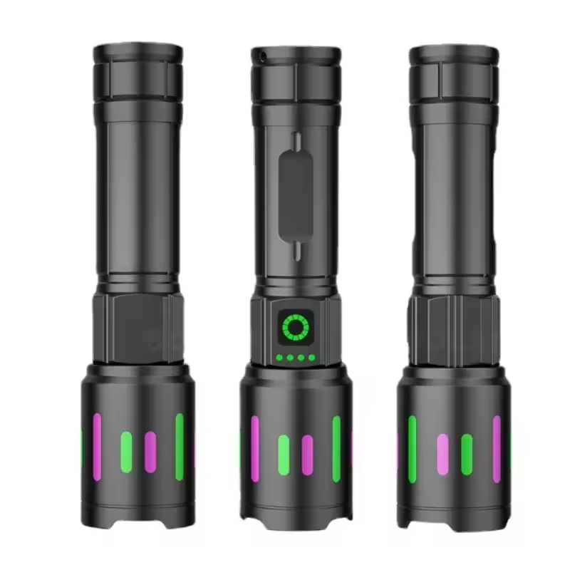 350000000 Lumen Super Bright LED Tactical Flashlight Rechargeable LED Work Light