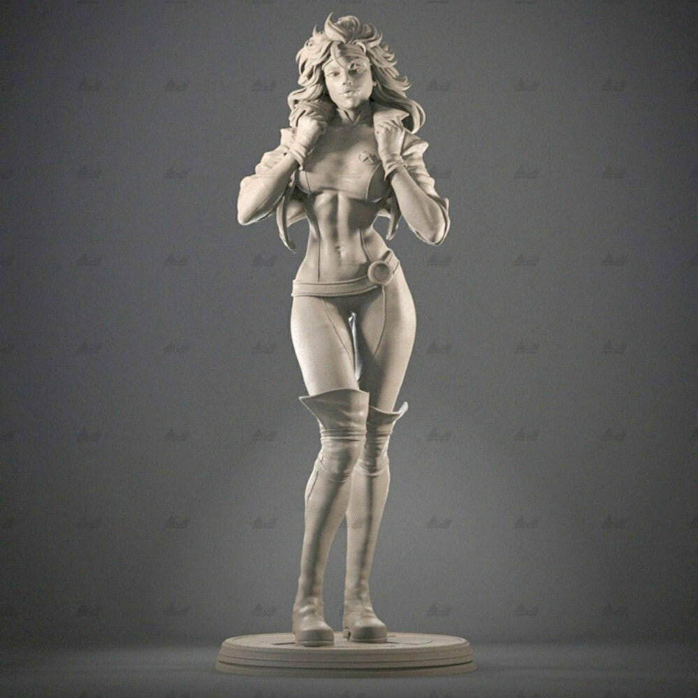 1/24 resin figure model Fantasy Luo Sha Female 3D Printing Unassembled Unpainted