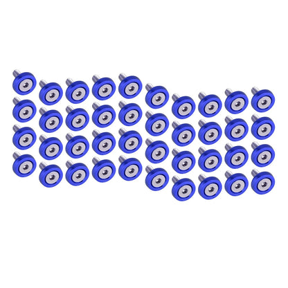 40PCS Washer+40PCS Nuts Fender Bumper Washer Bolt Engine Bay Dress Up Kit