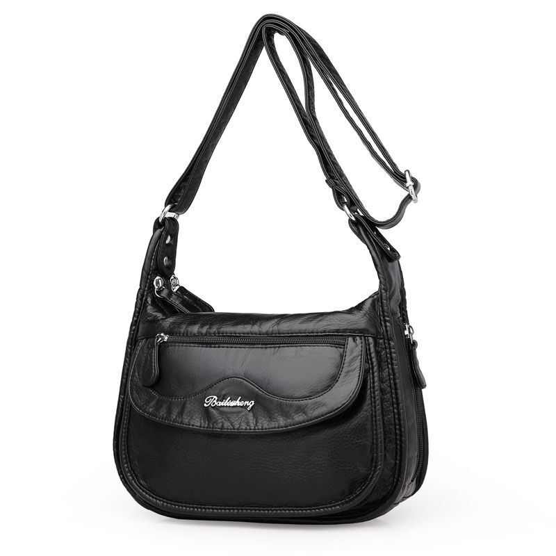 Fashion Women Shoulder Bag Synthetic Leather Crossbody Bag Totes Soft Purse 1 PC