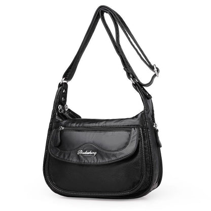 Fashion Women Shoulder Bag Synthetic Leather Crossbody Bag Totes Soft Purse 1 PC