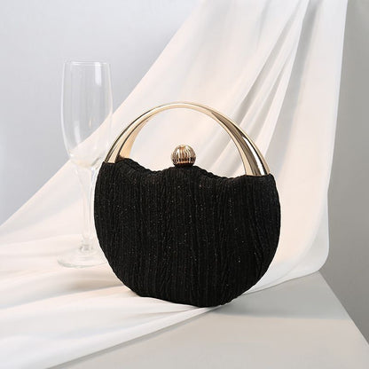 Clutch Bag Handbags Elegant Round Shoulder Bag Small Evening Clutch Bag Purses