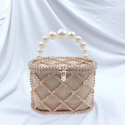 Diamond-Studded Party Handbags Chic Wedding Evening Clutch Bag Shoulder Bag