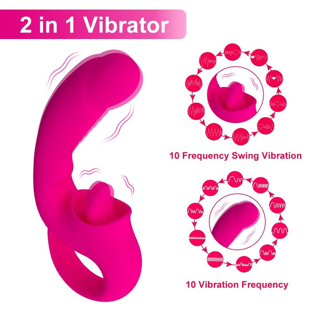 Clitoral Licking G Spot Vibrator Realistic Dildo Clitoralis Stimulator for Women