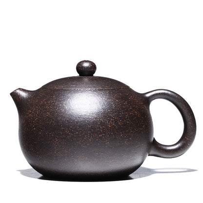Marked Yixing True Zisha Teapot Xishi Pot Ball Infuser Holes Handmade Master Pot