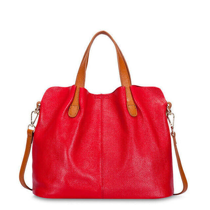 2023 Solid Tone Tote Messenger Luxury Designer Women's Shoulder Bag