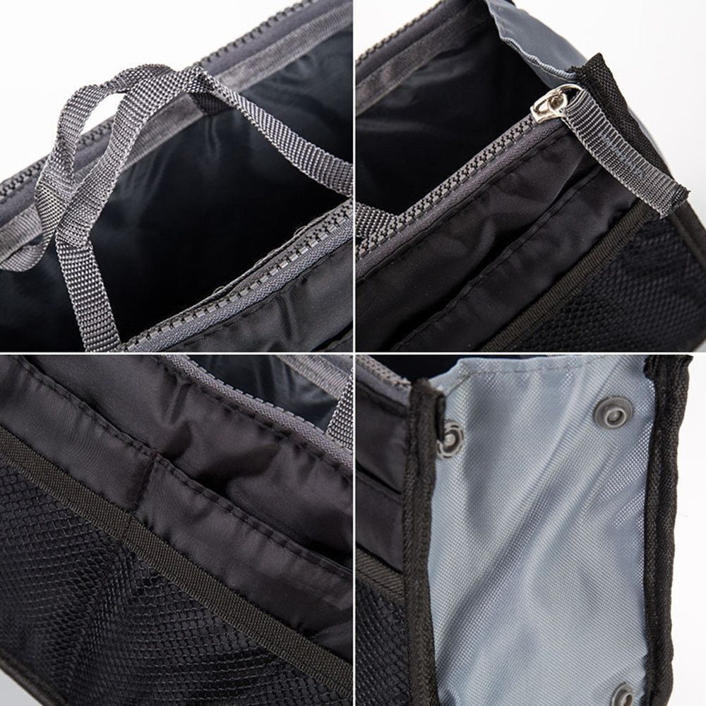 Organizer Insert Bag Folding Storage Handbag Travelling Cosmetic Bag 28*16.5*9CM