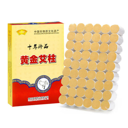 54pcs Chinese Ten Years Old Moxibustion Column Moxa Article Roll Wormwood 艾灸艾条艾草