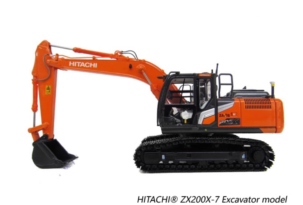 1:50 25CM ZAXIS200X-7 Excavator Construction Machine Equipment Diecast Model