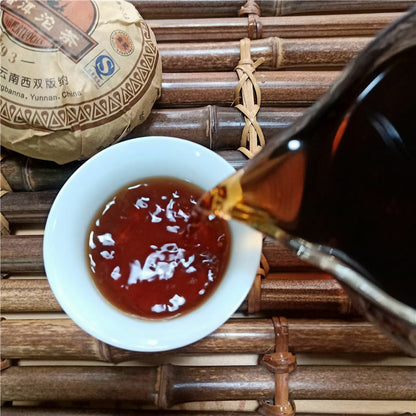TAETEA V93 * 2009 Yunnan Menghai Dayi Puer Tuocha Ripe Pu'er Pu-erh Tuo Cha Tea