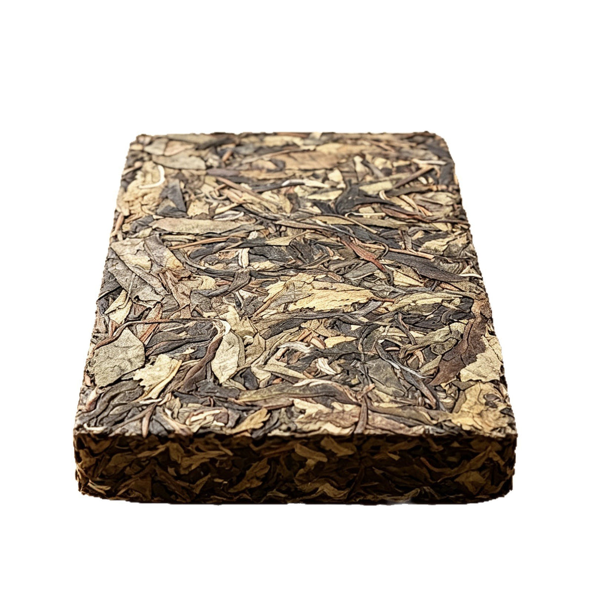 200g Raw Pu'er Tea Brick Dry Stored Yunnan Bingdao Ancient Tree Yellow Leaf Tea