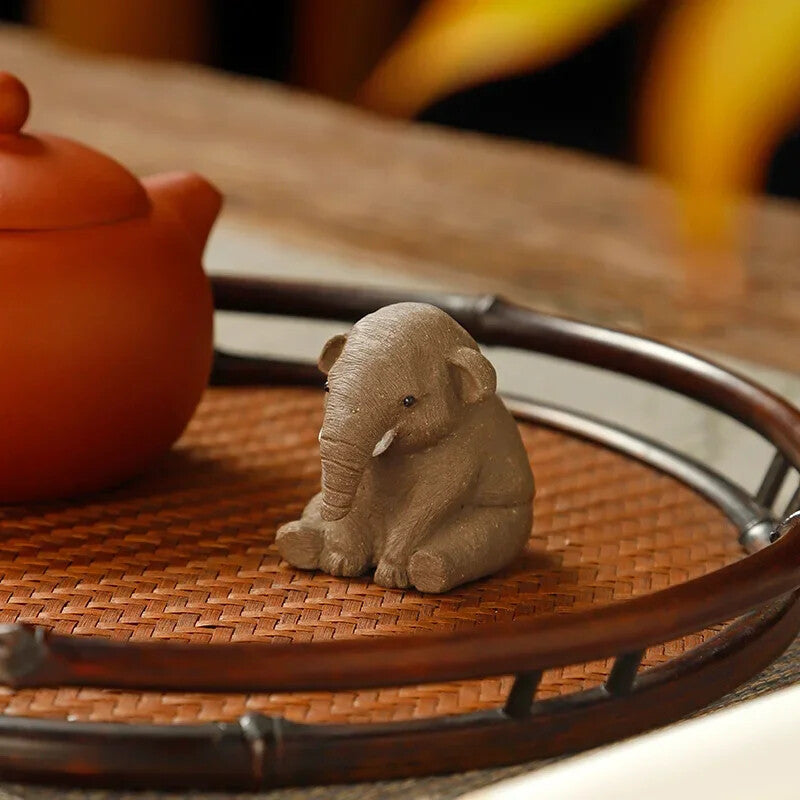 New ChineseTea Pets Tea Ceremony Kung Fu Clay Figures Tea Pet Tea Set Decoration