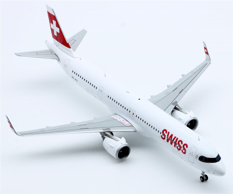 JC Wings Swiss for Airbus A321Neo HB-JPA 1:200 DIECAST plane Pre-builded Model