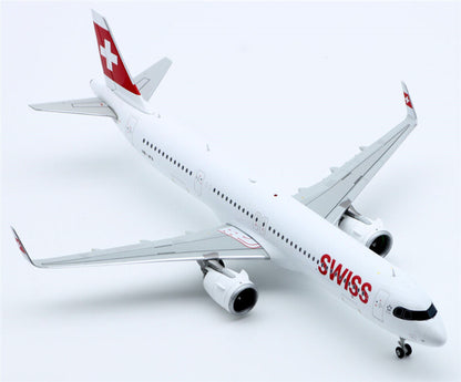 JC Wings Swiss for Airbus A321Neo HB-JPA 1:200 DIECAST plane Pre-builded Model